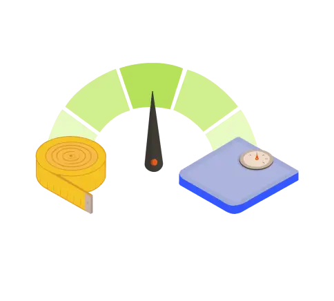 photo of bmi scale